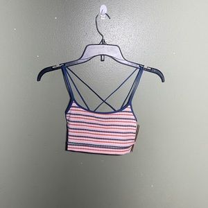 Women’s Striped Unlined Strappy Bralette